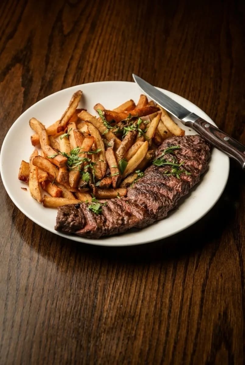 Prime Cut steakhouse plating