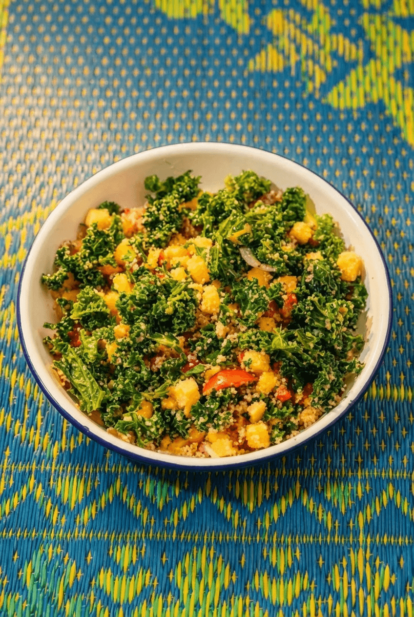 African kale salad