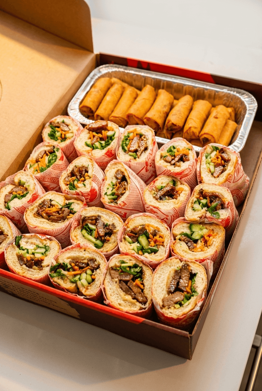 Spring rolls tray